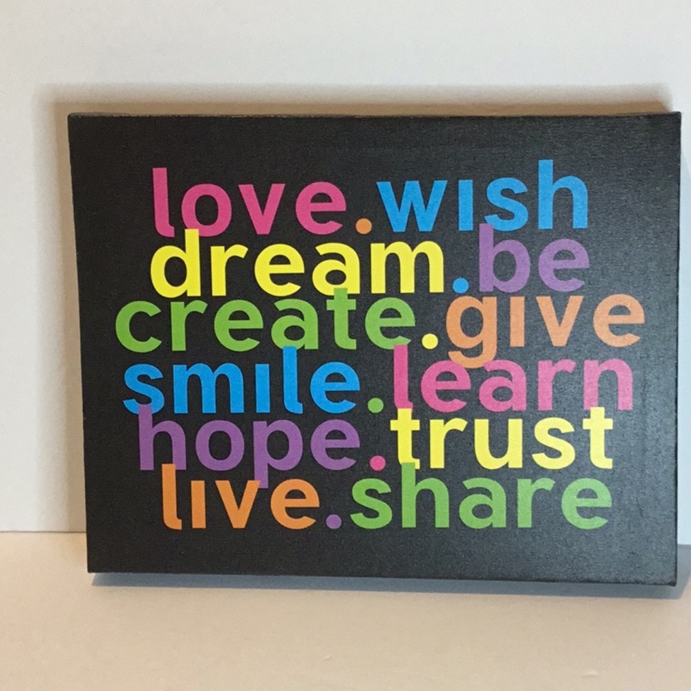 BOGO Canvas colorful inspiration for your wall